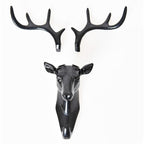 Deer Head Wall Hook - Self Adhesive Decorative Hanger for Bags - photo 4