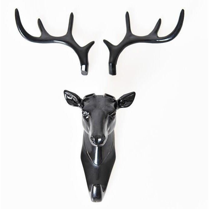 Deer Head Wall Hook - Self Adhesive Decorative Hanger for Bags - photo 4