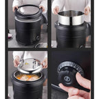 Electric Food Warmer Soup Kettle Stainless Steel 13L 400W Stock Pot - photo 1