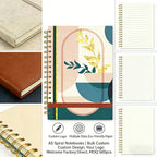 A5 Spiral Notebook Pink Gold Coil Cover for Students & Office - photo 4