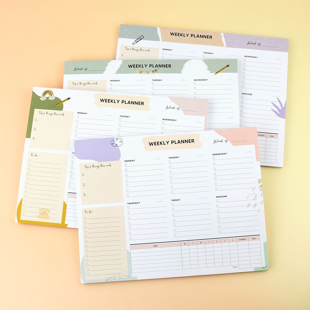 Weekly Planner Notebook - 12 Month Diary Agenda for Daily To Do Lists - photo 2