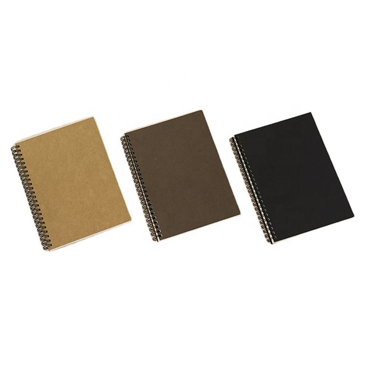 Spiral Kraft Notebook A5 Double Wire Classmate Note Book for Office - photo 1