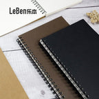 Spiral Kraft Notebook A5 Double Wire Classmate Note Book for Office - photo 3