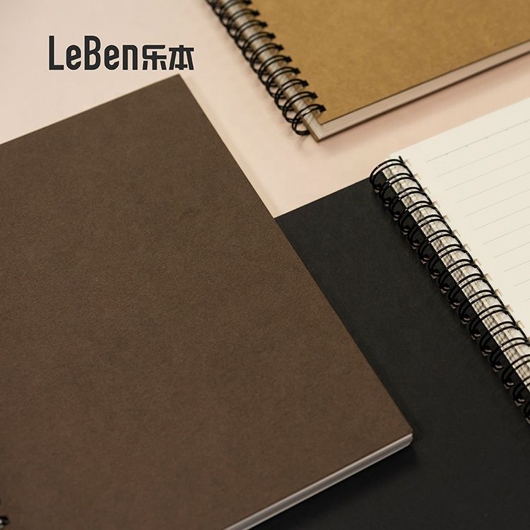 Spiral Kraft Notebook A5 Double Wire Classmate Note Book for Office - photo 4