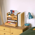 Desk Organizer 4-Tier Multi-Compartment Storage Rack for Office - photo 2