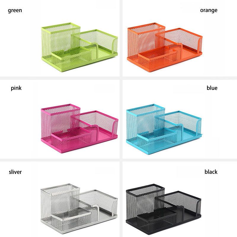 Mesh Pen Holder Desk Organizer for Office and Business Cards - photo 4