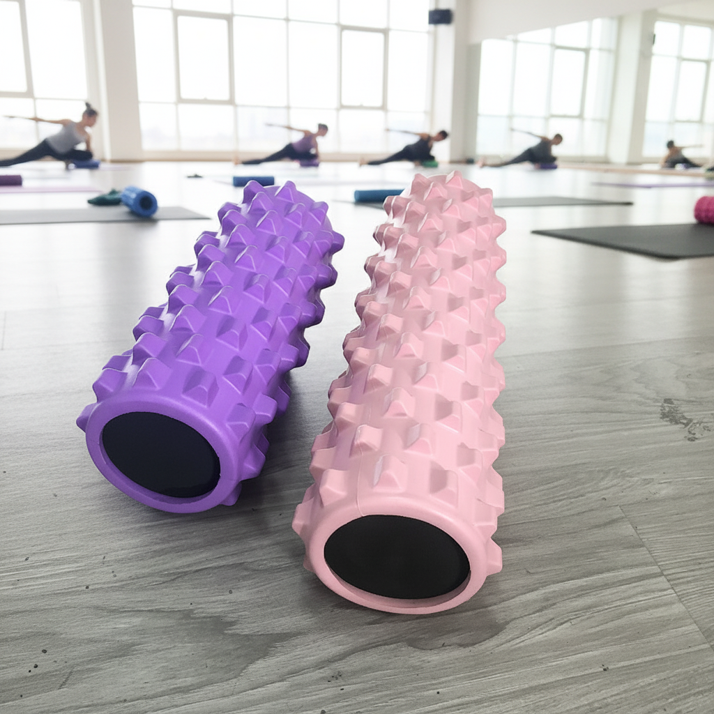 Spiky Firm Foam Roller for Muscle Massage, Yoga and Pilates Use - photo 1