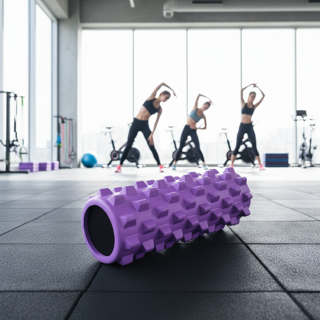 Spiky Firm Foam Roller for Muscle Massage, Yoga and Pilates Use - photo 2