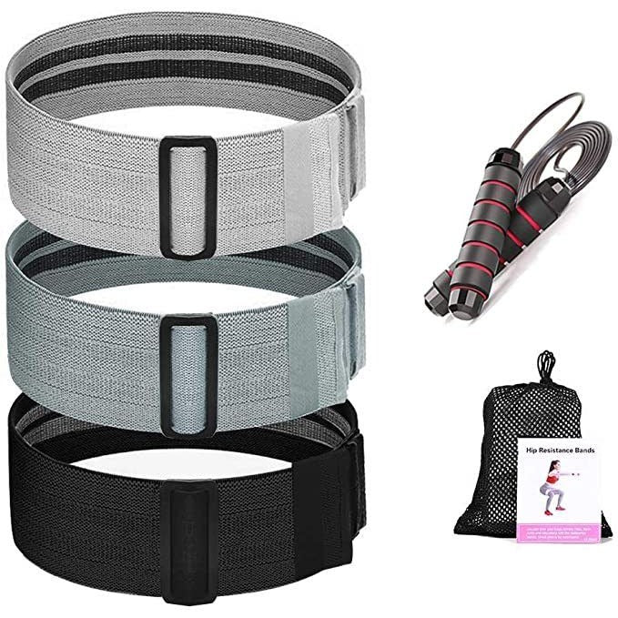 Resistance Bands Set Fabric Anti-Slip Fitness Bands for Home Workouts - photo 4