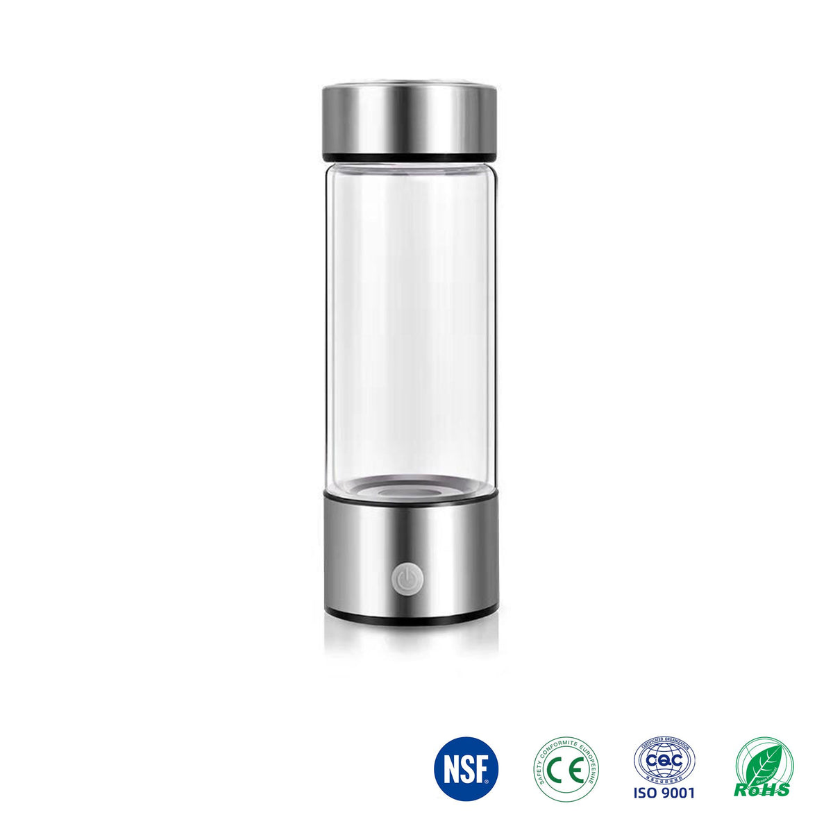 Portable Stainless Steel Hydrogen Water Bottle 1200mL USB Charging - photo 1