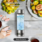Portable Hydrogen Water Bottle 420ml USB Stainless Steel Design - photo 2