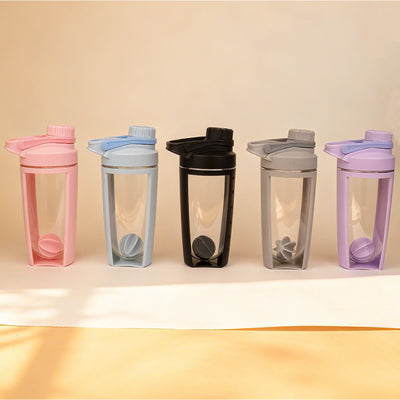 Protein Shaker Bottle - BPA Free Clear Plastic Water Bottle Jug - photo 1