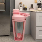 Protein Shaker Bottle - BPA Free Clear Plastic Water Bottle Jug - photo 3
