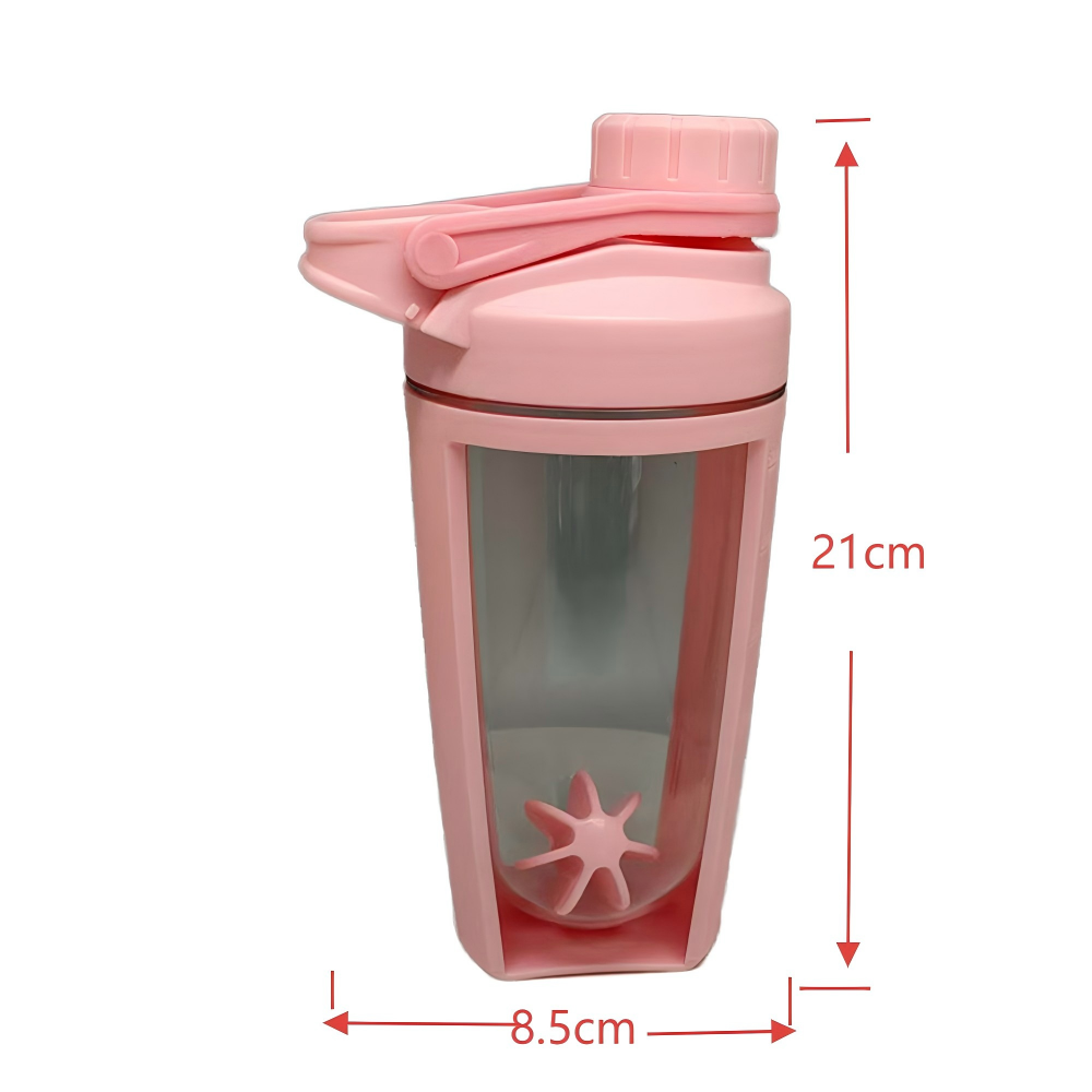 Protein Shaker Bottle - BPA Free Clear Plastic Water Bottle Jug - photo 4