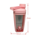 Protein Shaker Bottle - BPA Free Clear Plastic Water Bottle Jug - photo 4