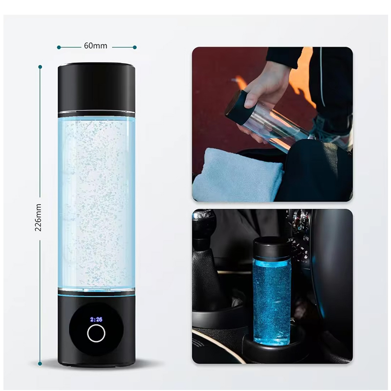 Hydrogen Water Bottle 350ml Stainless Steel USB Rechargeable Car - photo 1
