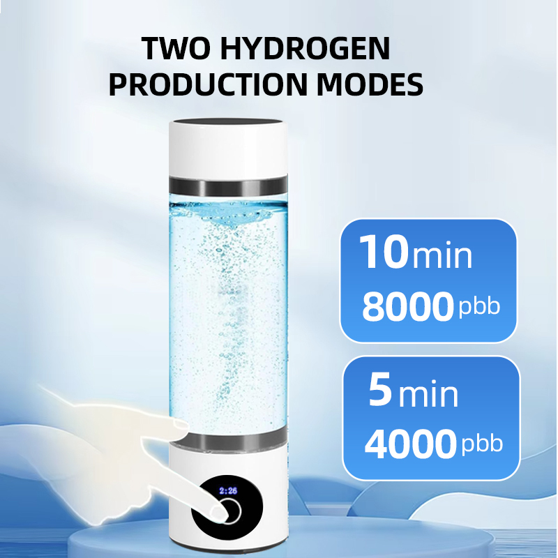 Hydrogen Water Bottle 350ml Stainless Steel USB Rechargeable Car - photo 3