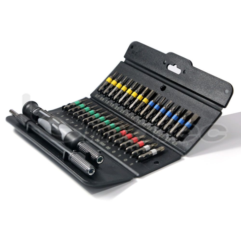 Precision Screwdriver Set 32-Piece Interchangeable Bits for Repairs - photo 1