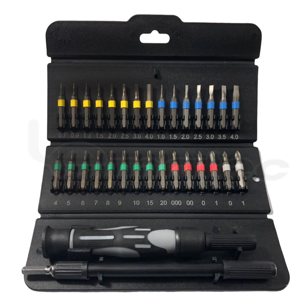 Precision Screwdriver Set 32-Piece Interchangeable Bits for Repairs - photo 2