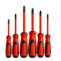 Insulated Screwdriver Set 6PC Magnetic Phillips & Slotted Bits - photo 1