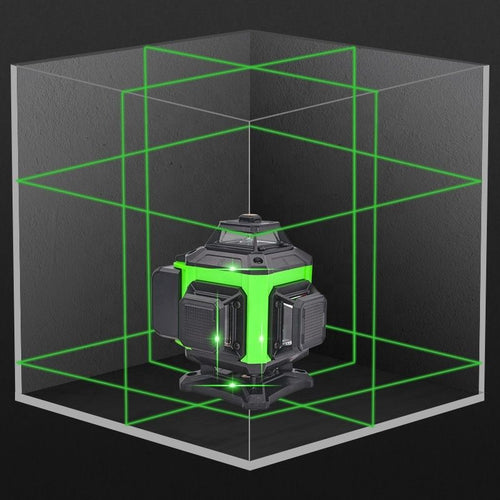 16 Line Laser Level 360 Self Leveling Green Beam Measuring Tool - photo 1