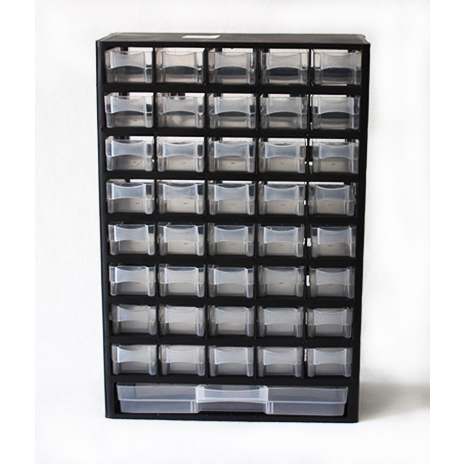 42 Drawer Plastic Storage Organizer Box for Small Parts & Tools - photo 2