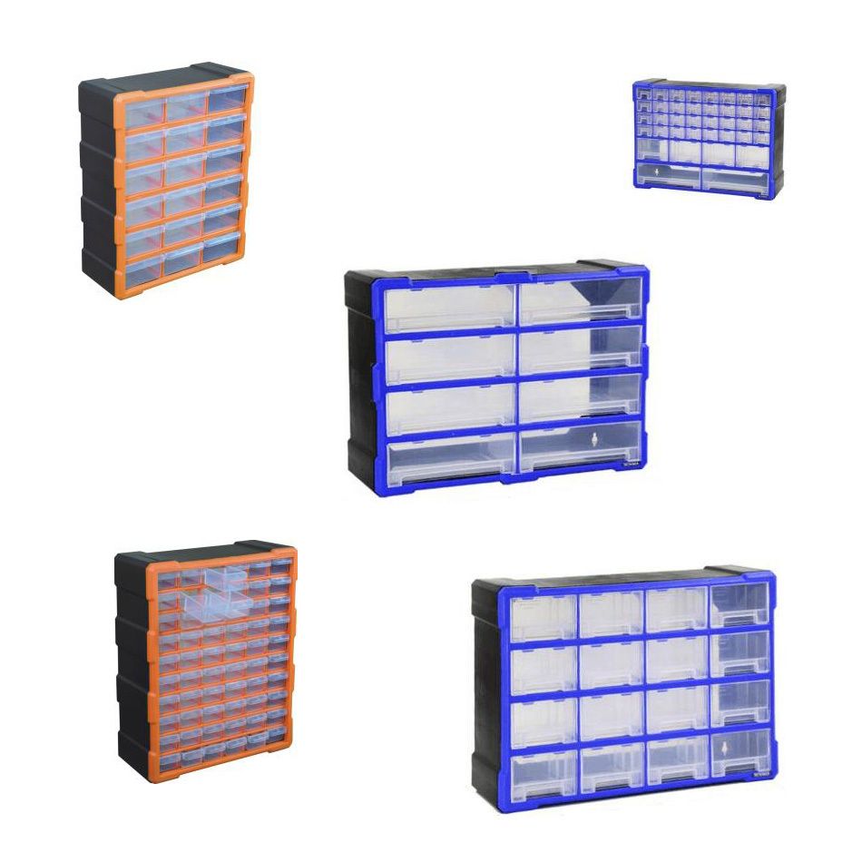 42 Drawer Plastic Storage Organizer Box for Small Parts & Tools - photo 3