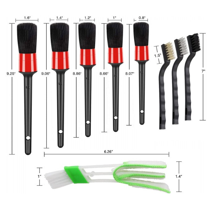 Car Interior Cleaning Brush Kit for Vents, Dash and Detailing - photo 4