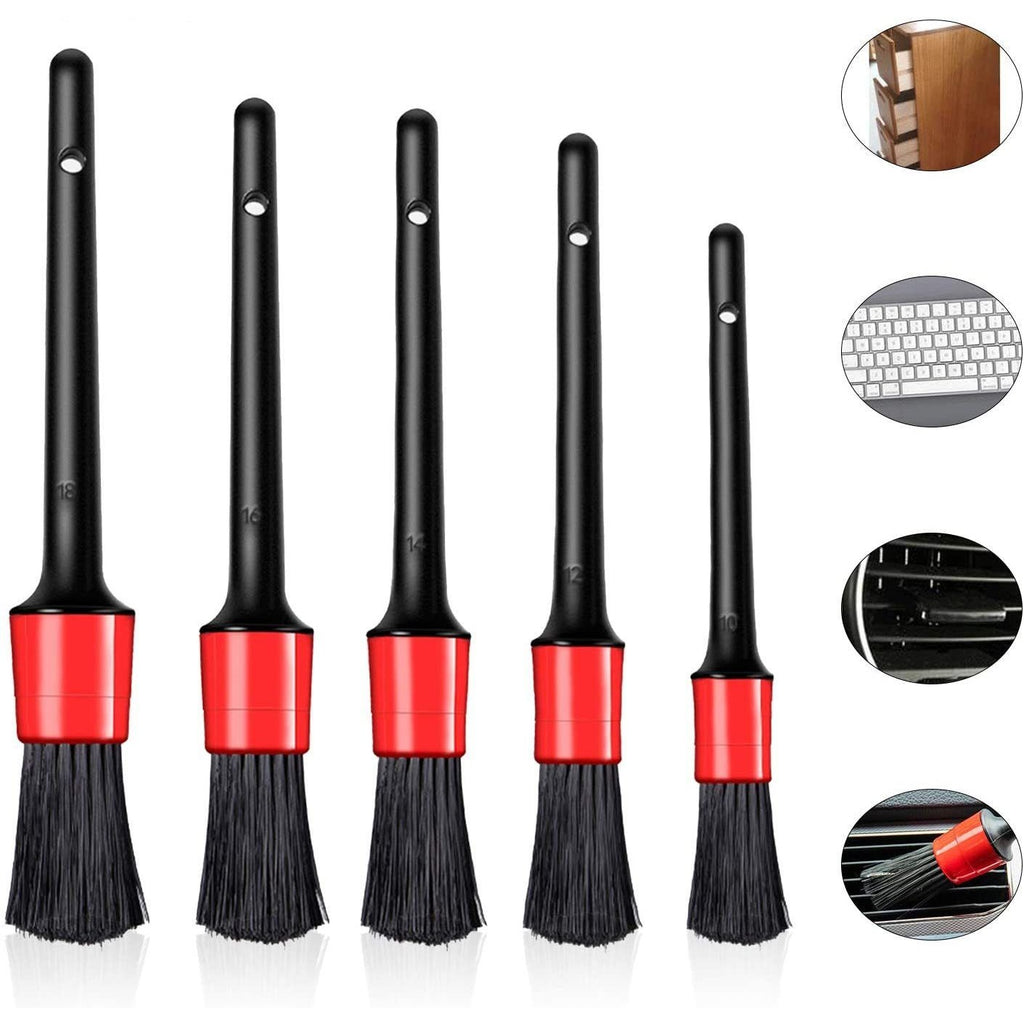 Car Detailing Brush Set – 5 Pcs Wheel and Tire Cleaning Brushes - photo 2