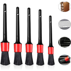 Car Detailing Brush Set – 5 Pcs Wheel and Tire Cleaning Brushes - photo 2