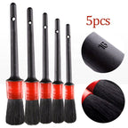 Car Detailing Brush Set – 5 Pcs Wheel and Tire Cleaning Brushes - photo 3