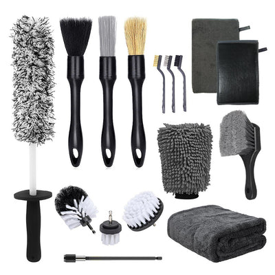 15Pcs Car Wash Cleaning Kit - Interior Exterior Detailing Brushes - photo 1