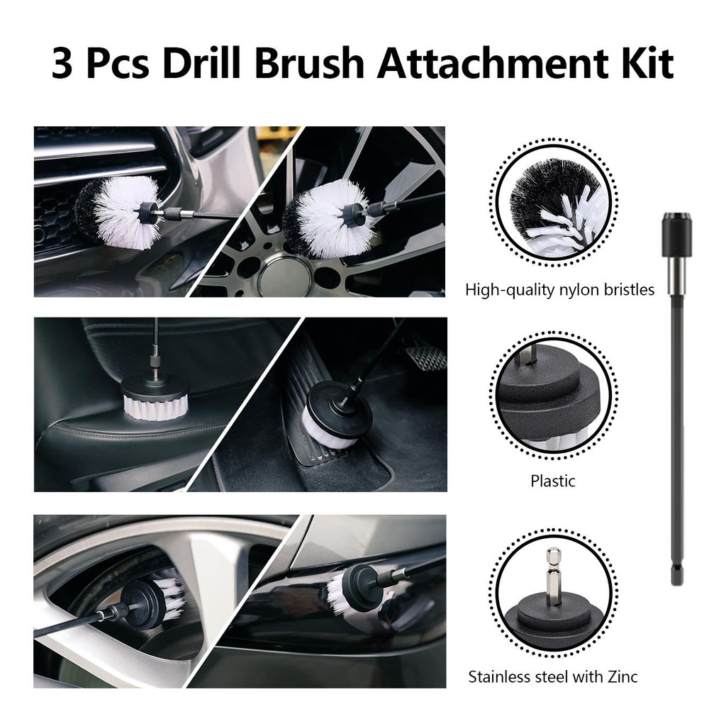 15Pcs Car Wash Cleaning Kit - Interior Exterior Detailing Brushes - photo 4