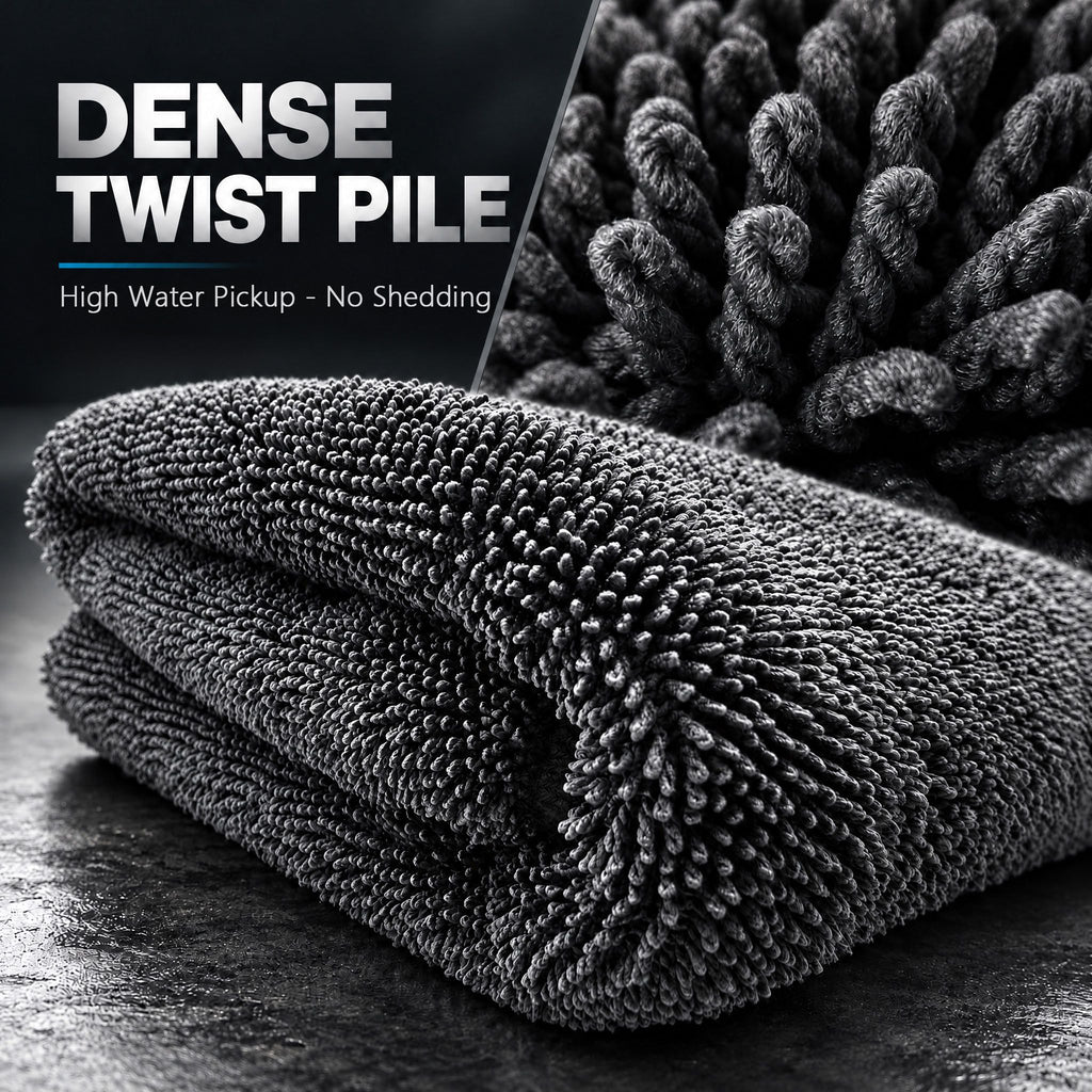 Microfiber Car Drying Towel Edgeless Absorbent Quick-Dry Cloth - photo 2