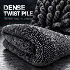 Microfiber Car Drying Towel Edgeless Absorbent Quick-Dry Cloth - photo 2