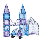 Magnetic Building Blocks Set for Kids - 100 Piece Colourful Clear - photo 3