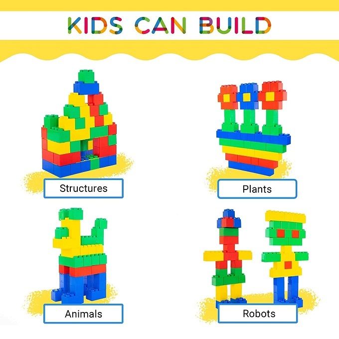 Big Building Blocks Set for Toddlers Kids Construction Toy Set - photo 4