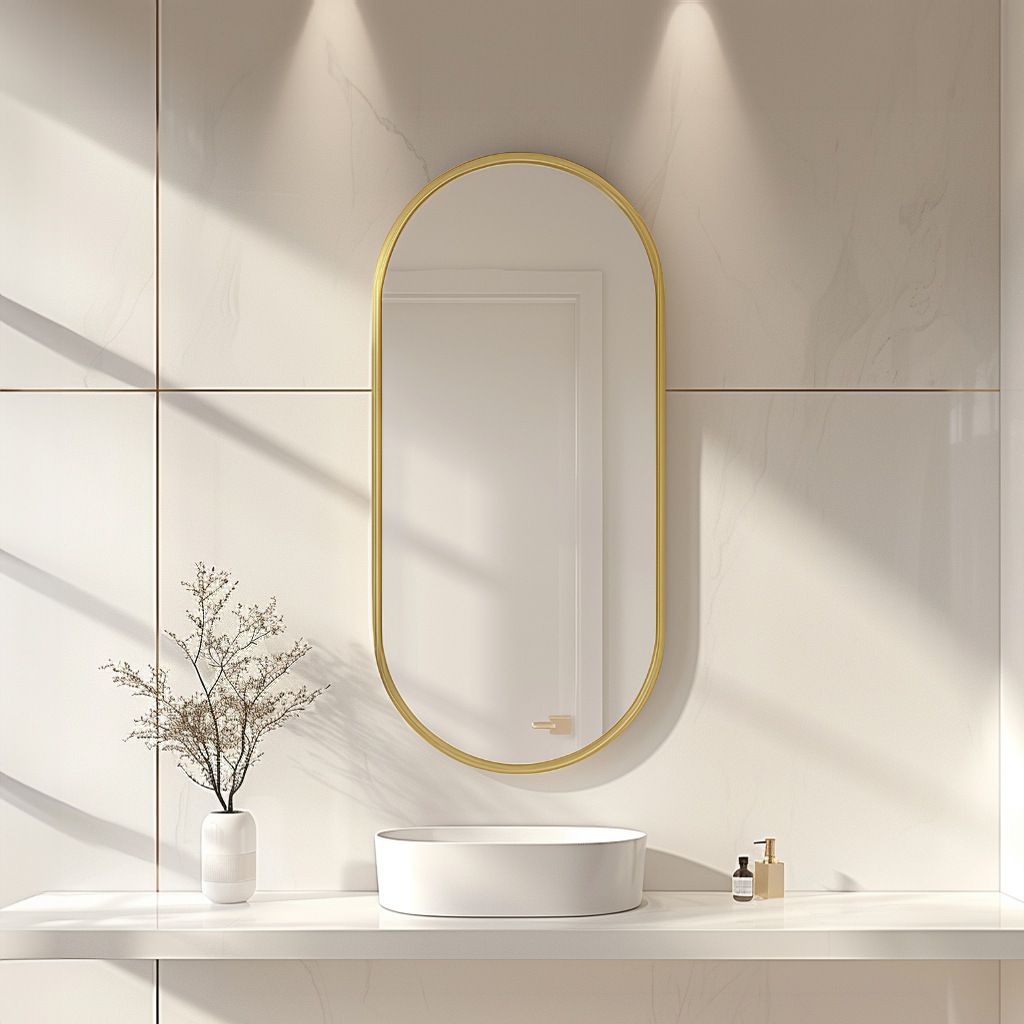 Wall Mounted Vanity Makeup Mirror for Bathroom Toilet Wall Decor - photo 3