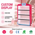 Multi-Layer LED Acrylic Clothes Rack - Foldable Freestanding Display - photo 1