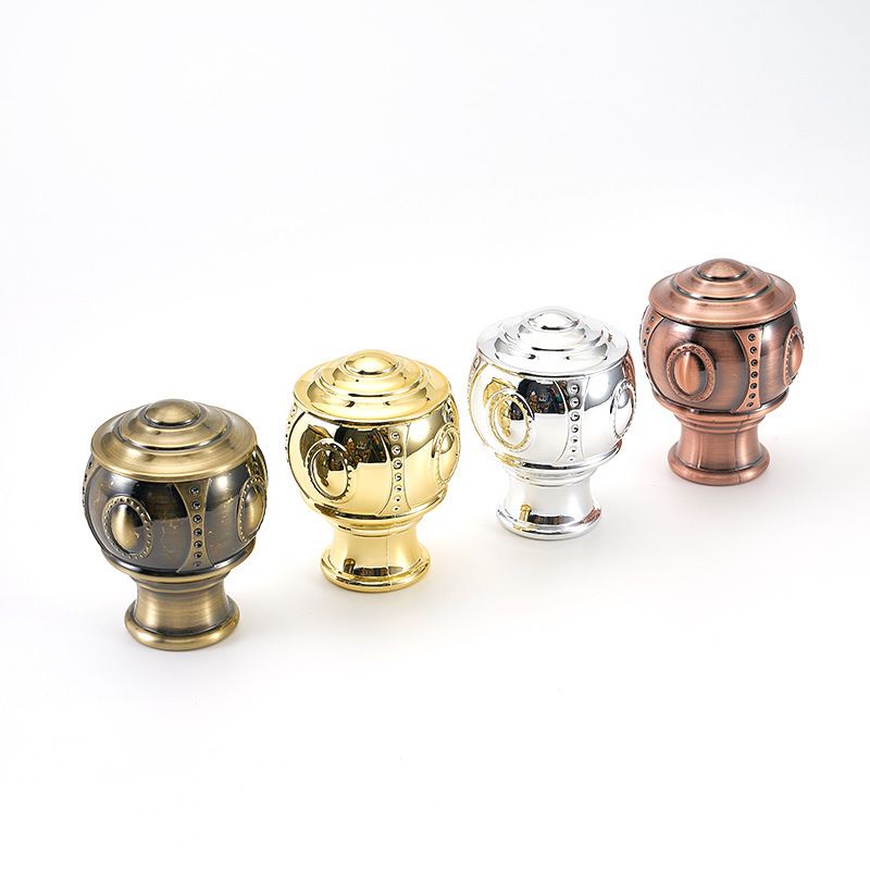 Curtain Rod Finial Pagoda Design End Caps for Living Rooms Decor - photo 4