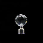 Crystal Metal Curtain Finials - Contemporary Style for Curtain Rods - photo 4