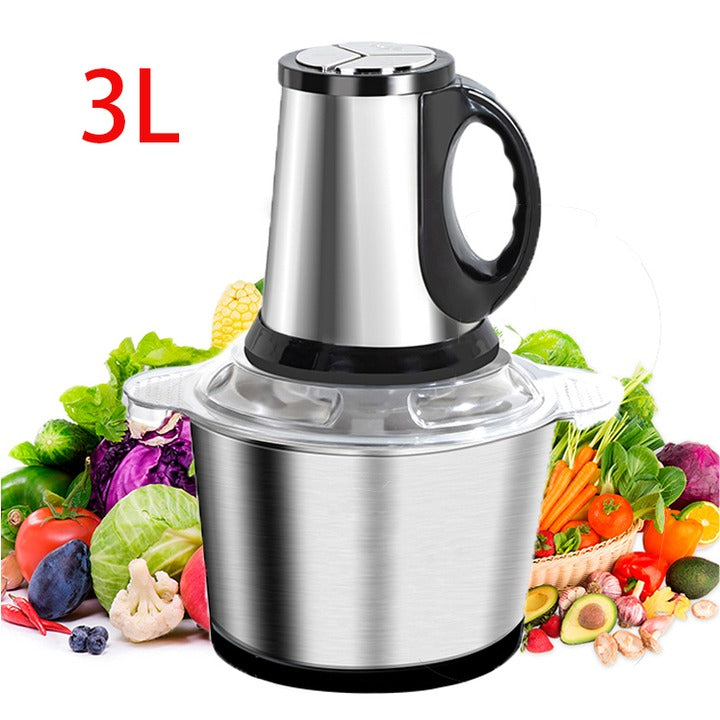 Manual Food Chopper Mini Mixer Grinder Slicer for Meat & Veggies - photo 1
