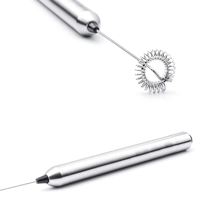 Handheld Milk Frother Electric Battery Operated Mini Mixer Foam - photo 1