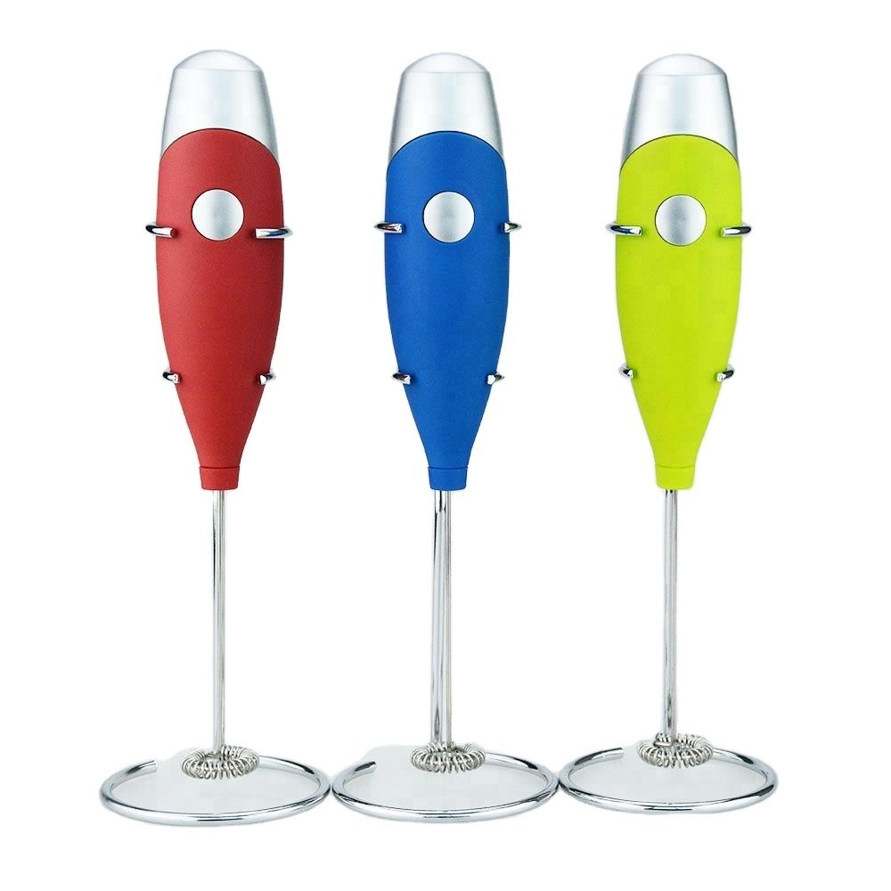 Handheld Electric Milk Frother Whisk - Portable Mini Coffee Mixer - photo 2