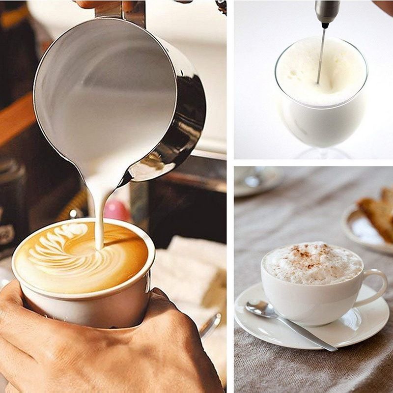 Handheld Milk Frother - Battery Operated Drink Mixer for Coffee - photo 1