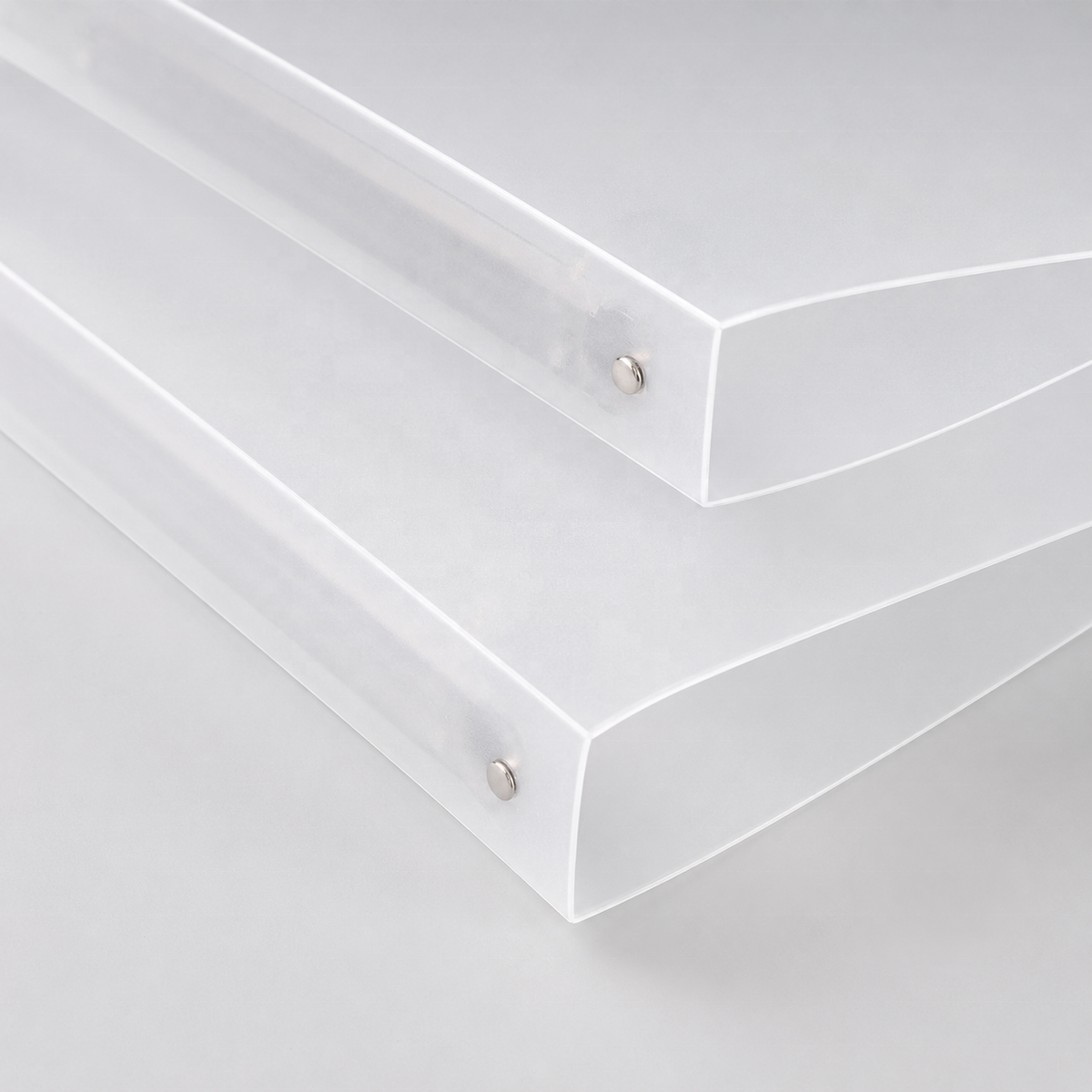 Frosted Ring Binder Folder A4 File Organiser for Office Documents - photo 3