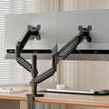 Dual Monitor Arm Desk Mount Adjustable Gas Spring Stand Riser - photo 1