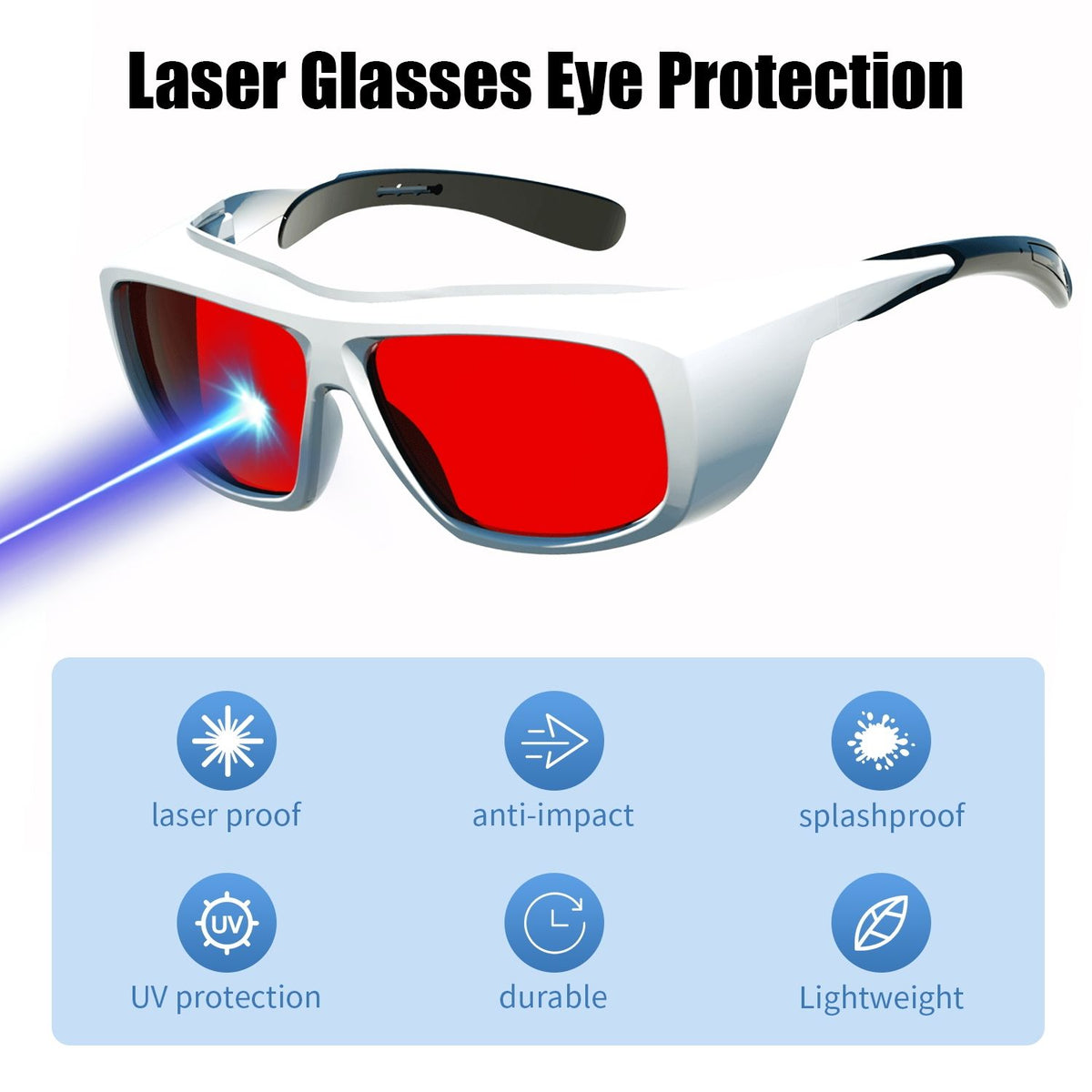 Laser Safety Goggles for Multi-Wavelength Eye Protection Glasses - photo 4