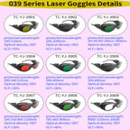 Laser Safety Goggles IPL Protection Glasses 200-2000nm Eyewear - photo 4