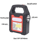 Solar Rechargeable Camping Lantern COB LED Outdoor Night Light - photo 2